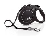 Flexi Classic Small Black Tape Lead 5m