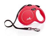 Flexi Classic Small Red Tape Lead 5m