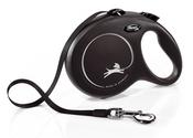 Flexi Classic XS Black Tape Lead 3m