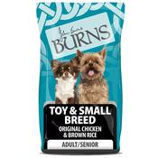 Burns Toy &amp; Small Dog Chicken &amp; Rice Adult Dog Food 6kg