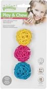 PAWISE LW Nibblers Willow Chews Balls Without Bell