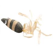 Rope big mouse with corn strings 20x3,7x3,5cm grey