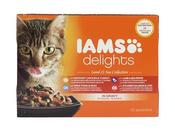 Iams Pouches Land &amp; Sea in Gravy 85g 12pk