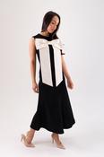 Marissa Bow Front Dress In Black