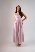 Jasmine Lace Up Dress In Lilac image