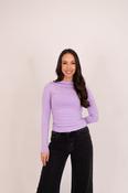Erica Long Sleeve Top In Lilac