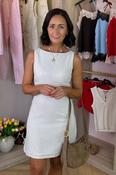 Elsa Sleeveless Dress In Neutral image