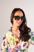 Caitlyn Square Sunglasses In Tortoiseshell