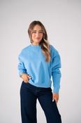 Love Laura Round Neck Sweatshirt In Blue image