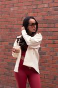 Love Laura Hoodie In Cream