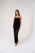 Elsa Longline Lace Cami In Black image