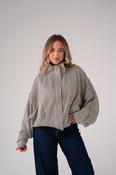 Iris Check Jacket In Monochrome