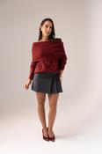 Kiera Pleated Skirt In Grey
