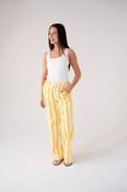Kiera Striped Trousers In Yellow Mix image