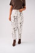 Love Laura Leopard Jeans In White image