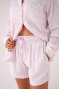 Love Laura Pyjama Shorts In Lilac Stripe image