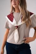 Love Laura Shawl Scarf In Burgundy image