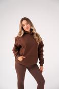 Love Laura Pullover Hoodie In Chocolate image