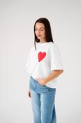 Megan Slogan T-Shirt In White image