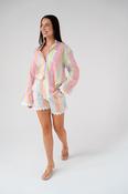 Megan Stripe Shirt In Multi image