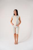 Millie Stripe Waistcoat In Pastel Mix
