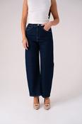 Love Laura Carrot Barrell Jeans In Dark Wash image