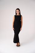 Love Laura Statement Bow Dress In Black image