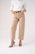 Love Laura Carrot Barrell Jeans In Beige image