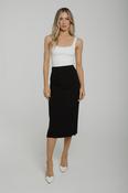 Holly Slip Skirt In Black image