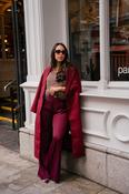 Love Laura Coat In Burgundy image