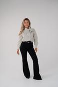 Love Laura Pinstripe Bow Blouse In White image