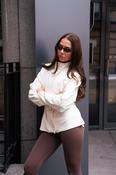 Love Laura Belted Leisure Jacket In Cream image