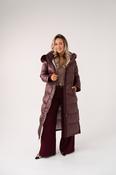 Love Laura Puffa Coat In Plum image