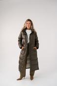 Love Laura Puffa Coat In Khaki image