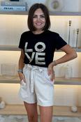 Lucy Tie Waist Shorts In Neutral