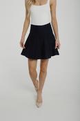 Becca Knit Mini Skirt In Navy