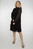 Jasmine Lace Detail Dress In Black
