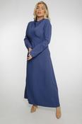 Jasmine Open Back Dress In Blue