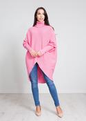 Nora Batwing Jumper Dress In Pink in 