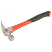 Bahco 428S-16 Claw Hammer with Straight Claw and Fibreglass Handle, 30mm, 450 g, 16oz