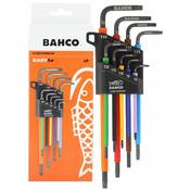 Bahco C1997TORX/9P 9 Piece Long TORX Coloured L-Key Set T8 – T40 image