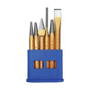 71173 6PCS SET, PIN PUNCH+JOINTING CHISEL+FLAT CHIESEL, BENMAN, DIN 7255 4151