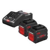 Bosch Battery Starter Set: 2 x GBA 12Ah ProCORE 18V Batteries + GAL 18V-160 C Charger
