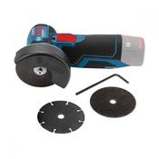 Bosch GWS 12V-76 V-EC 12v 76mm Angle Grinder BRUSHLESS + 3 Cutting Discs (Bare Unit) image