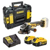 DCG405P2T 18v XR 125mm Brushless Angle Grinder in T Stack (2 x 5Ah) image