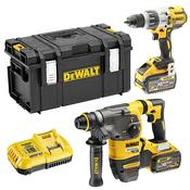 DCK2033X2 54V Brushless Combi &amp; SDS+ Hammer Drill Kit (2x9Ah) image