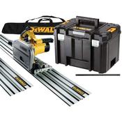 DWS520KTL Plunge Saw in TSTAK Carry Case + 2x 1.5m Guide Rails + Joining Bar