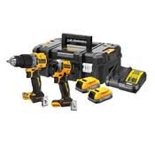 Dewalt 18V XR Brushless Powerstack Twin Kit (2x2Ah)