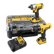 Dewalt DCK211D2T 10.8v Drill Driver &amp; Impact Driver Twin Kit (2x2Ah)