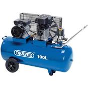 Draper 100L Belt-Driven 2.2kW/3hp Air Compressor